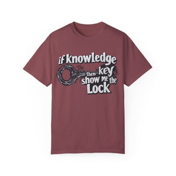 "Knowledge Is The Key" Inspirational T-Shirt - Image 30