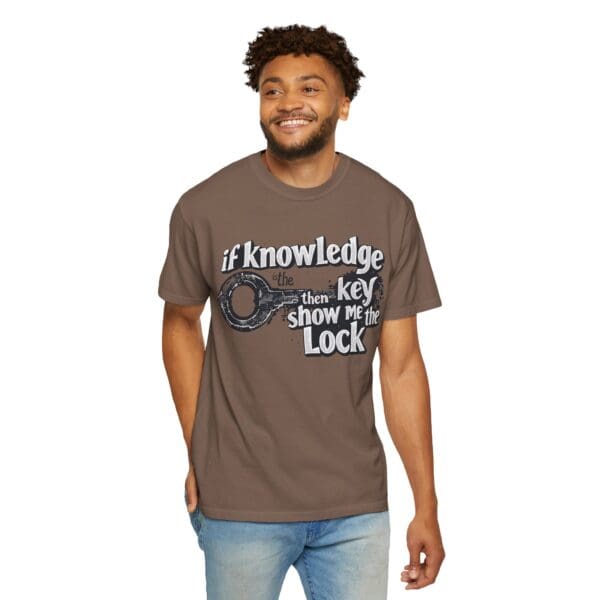 "Knowledge Is The Key" Inspirational T-Shirt - Image 14