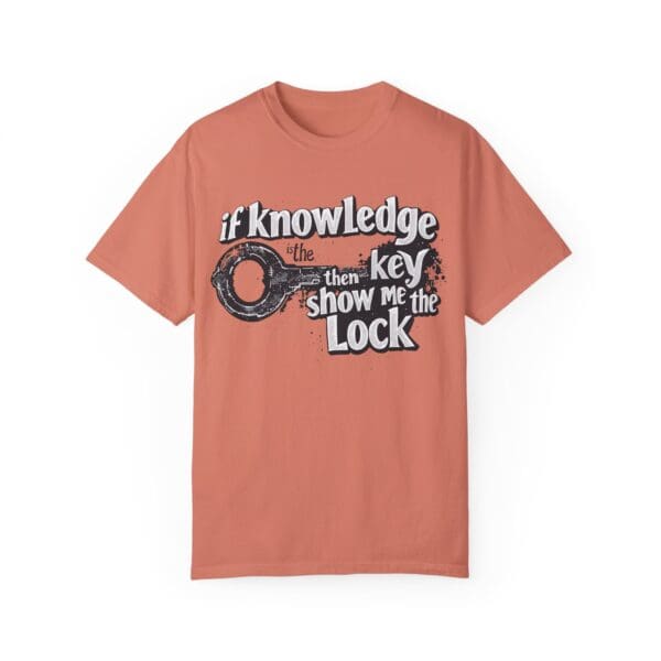 "Knowledge Is The Key" Inspirational T-Shirt - Image 6