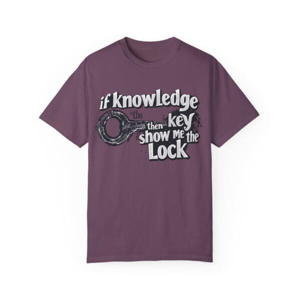 "Knowledge Is The Key" Inspirational T-Shirt - Image 27