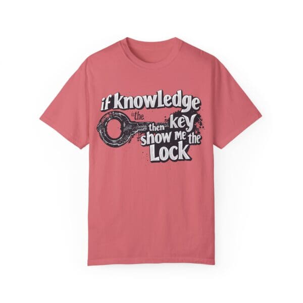 "Knowledge Is The Key" Inspirational T-Shirt - Image 33