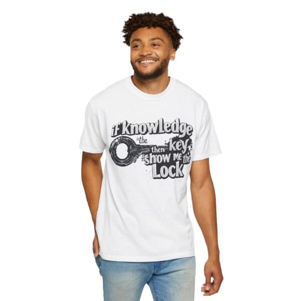 "Knowledge Is The Key" Inspirational T-Shirt