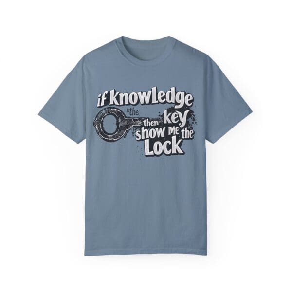 "Knowledge Is The Key" Inspirational T-Shirt - Image 21