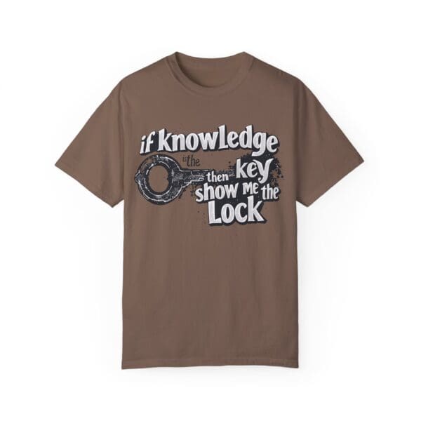 "Knowledge Is The Key" Inspirational T-Shirt - Image 15