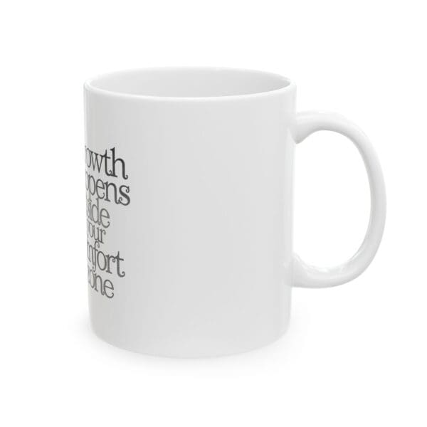 "Growth Through Adversity" Inspirational Coffee Mug - Image 4