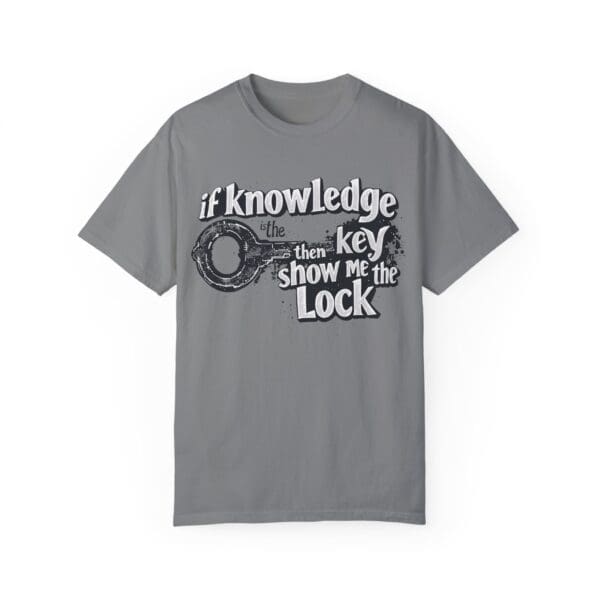 "Knowledge Is The Key" Inspirational T-Shirt - Image 18