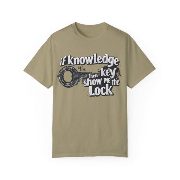 "Knowledge Is The Key" Inspirational T-Shirt - Image 12